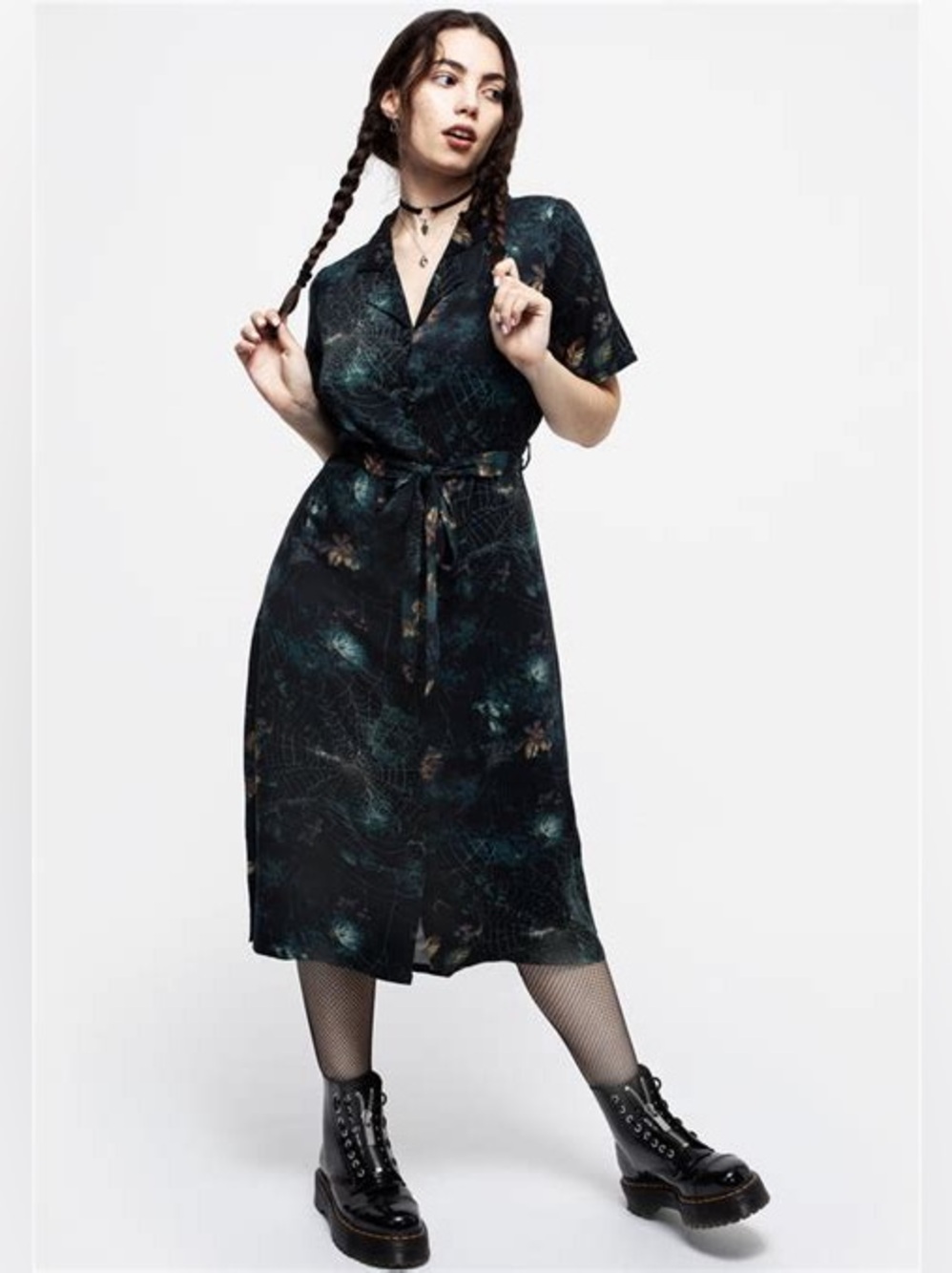 Disturbia | Blackthorn Midi Shirt Dress